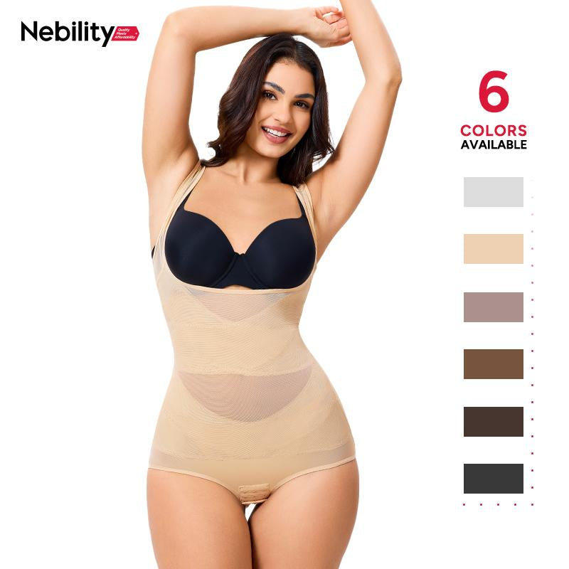 [MAX] Nebility Women'S Clothing Mesh Breathable Basic Faja Shapewear, Minimalist Comfort Sleeveless Tops High Waist Compression Womenswear #Tiktokshopbacktoschool
