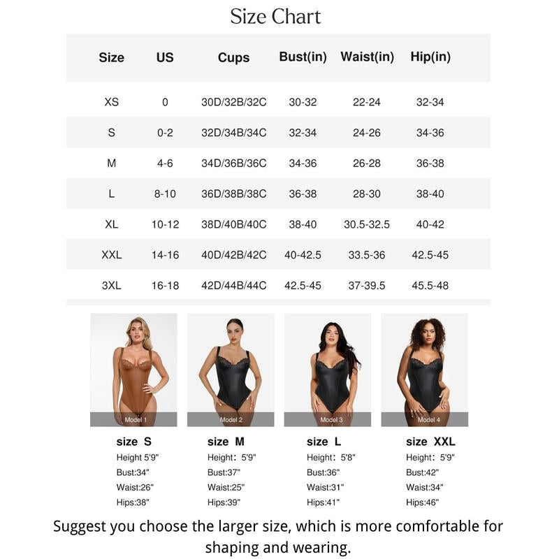 Popilush Faux Leather Corset Top Bodysuit Lingerie Lace Trim Shapewear Tummy Control Bustier Sleeveless#Fallfreshness #Tiktokshoplabordaysale