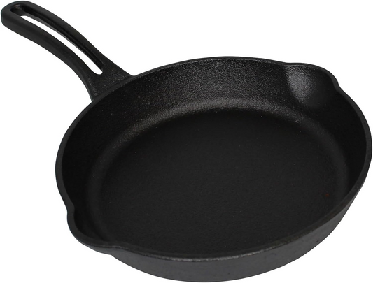 6 Inch Preseasoned Cast Iron Skillet