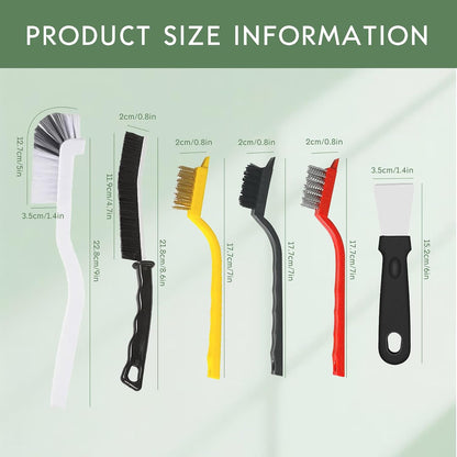 12 Pcs Crevice Cleaning Brush Set, Cleaning Scrub Brush Shovel