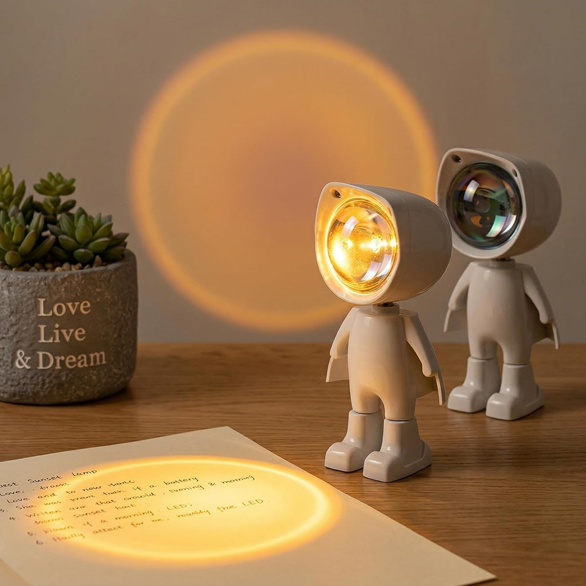 Sunset Projection Lamp, LED Night Light for Bedroom Decor Photography