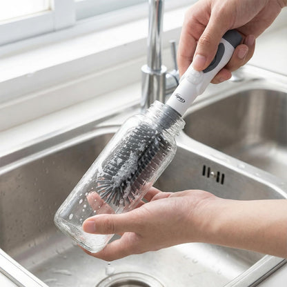 Soap Dispensing Brush Cleaner for Baby Bottles
