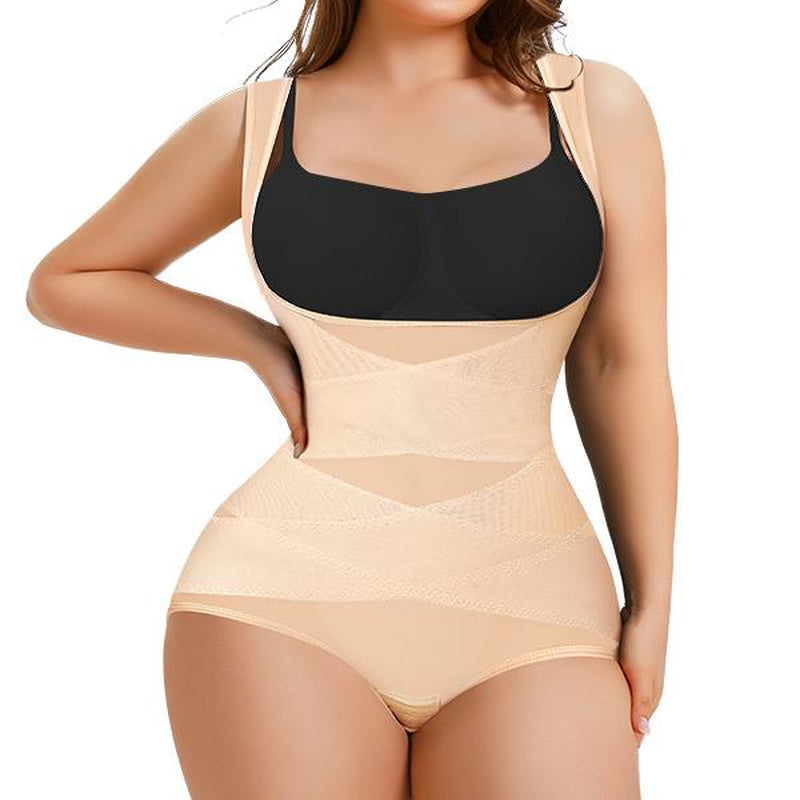 [MAX] Nebility Women'S Clothing Mesh Breathable Basic Faja Shapewear, Minimalist Comfort Sleeveless Tops High Waist Compression Womenswear #Tiktokshopbacktoschool