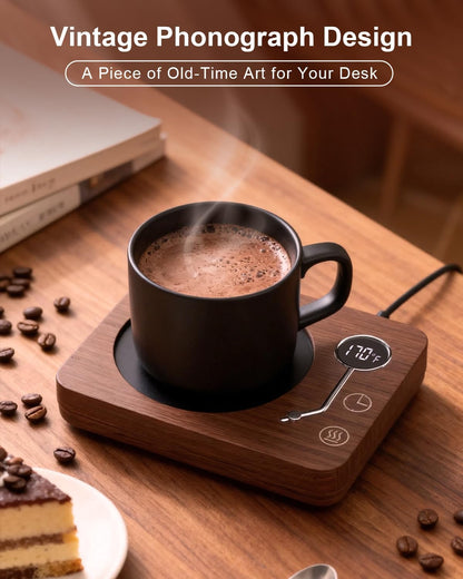 Coffee Mug Warmer,  Mug Warmer for Desk 3 Temperature Control 130℉/150℉/170℉, Cup Warmer with Auto Shut off for Coffee Milk Tea Beverage