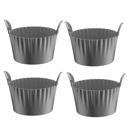 4Pcs Silicone Egg Poacher Cups Air Fryer Egg Boiler Mold Air Fryer Egg Poacher Cooking Baking Cups Egg Cupcake Pudding Mould