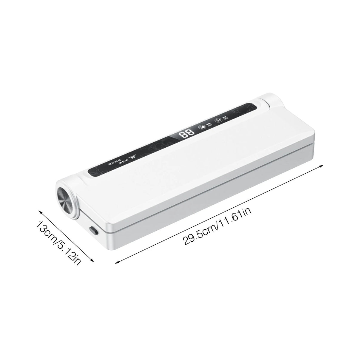 Portable Vacuum Sealer, Bag Sealer, Food Saver Vacuum Sealer Machine, Automatic Food Sealing for Dry & Wet Foods, Compact Automatic Vacuum Sealing Machine 11.6X5.12 Inch (1Pcs)
