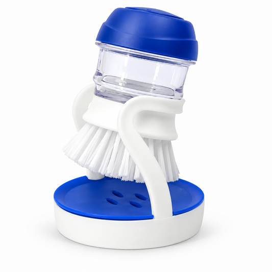 Soap Dispensing Dish Brush Set