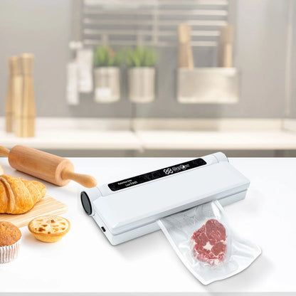 Portable Vacuum Sealer, Bag Sealer, Food Saver Vacuum Sealer Machine, Automatic Food Sealing for Dry & Wet Foods, Compact Automatic Vacuum Sealing Machine 11.6X5.12 Inch (1Pcs)