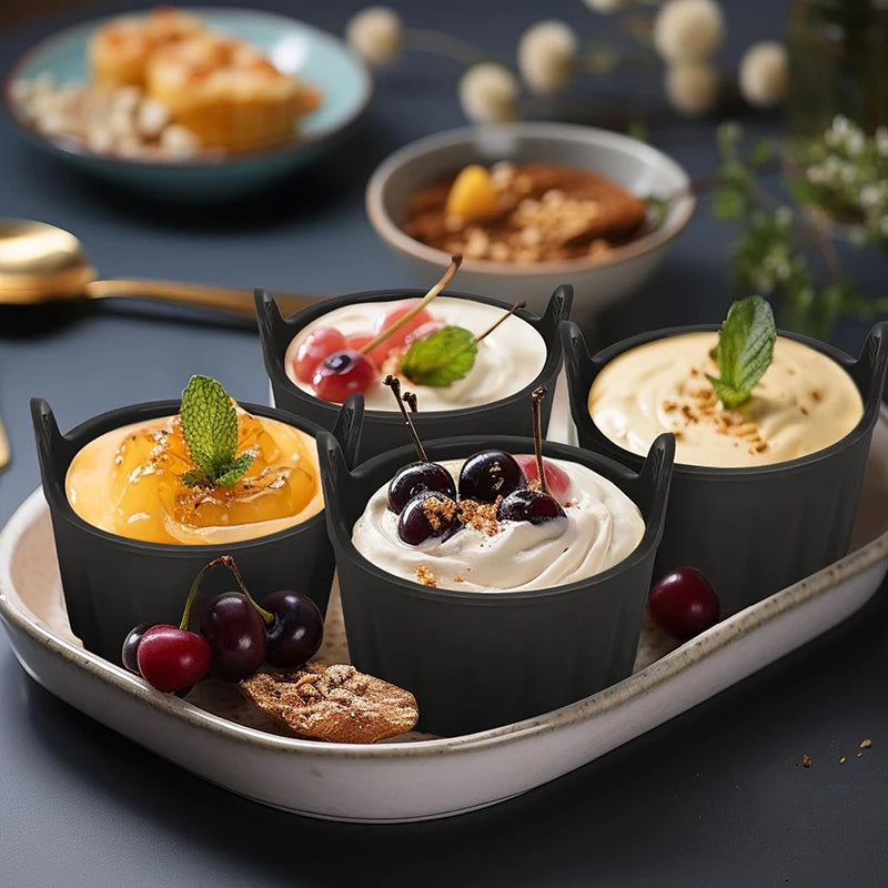 4Pcs Silicone Egg Poacher Cups Air Fryer Egg Boiler Mold Air Fryer Egg Poacher Cooking Baking Cups Egg Cupcake Pudding Mould