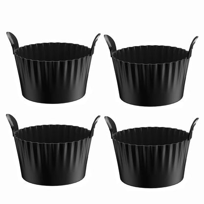 4Pcs Silicone Egg Poacher Cups Air Fryer Egg Boiler Mold Air Fryer Egg Poacher Cooking Baking Cups Egg Cupcake Pudding Mould